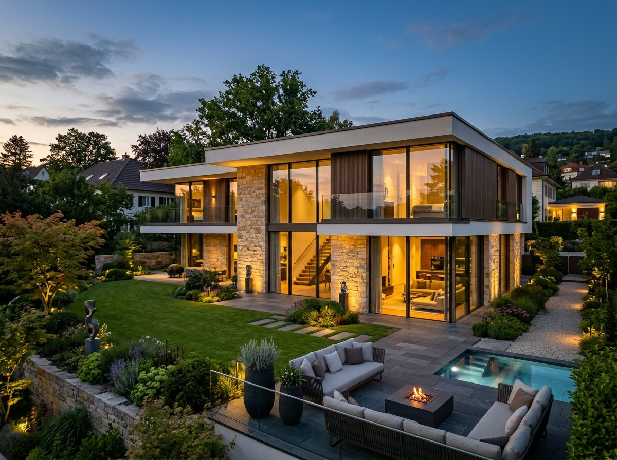 Moderne Villa im Großraum Stuttgart